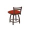 Holland Bar Stool Co 18" Low Back Swivel Vanity Stool, Bronze Finish, Graph Poppy Seat 41118BZ021 - alternate 4